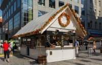 Autumn market, Wenceslas square