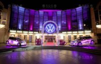 Lighting logo Volkswagen