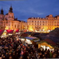 Christmas Decorations: Old Town Square